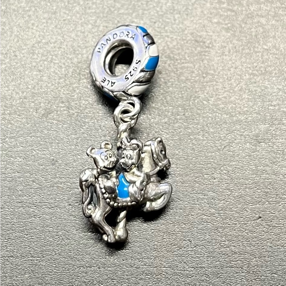 Disney Pandora Mickey and Minnie Carousel Charm